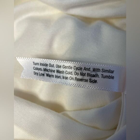 Soma “Cool Nights” long sleeve top Ivory Size Small - Picture 6 of 7